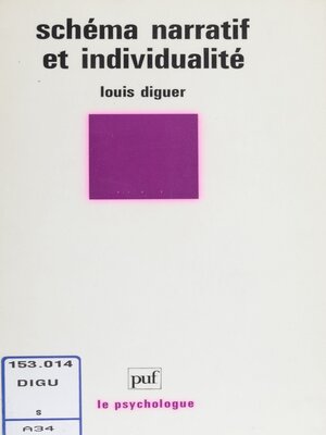 cover image of Schéma narratif et individualité